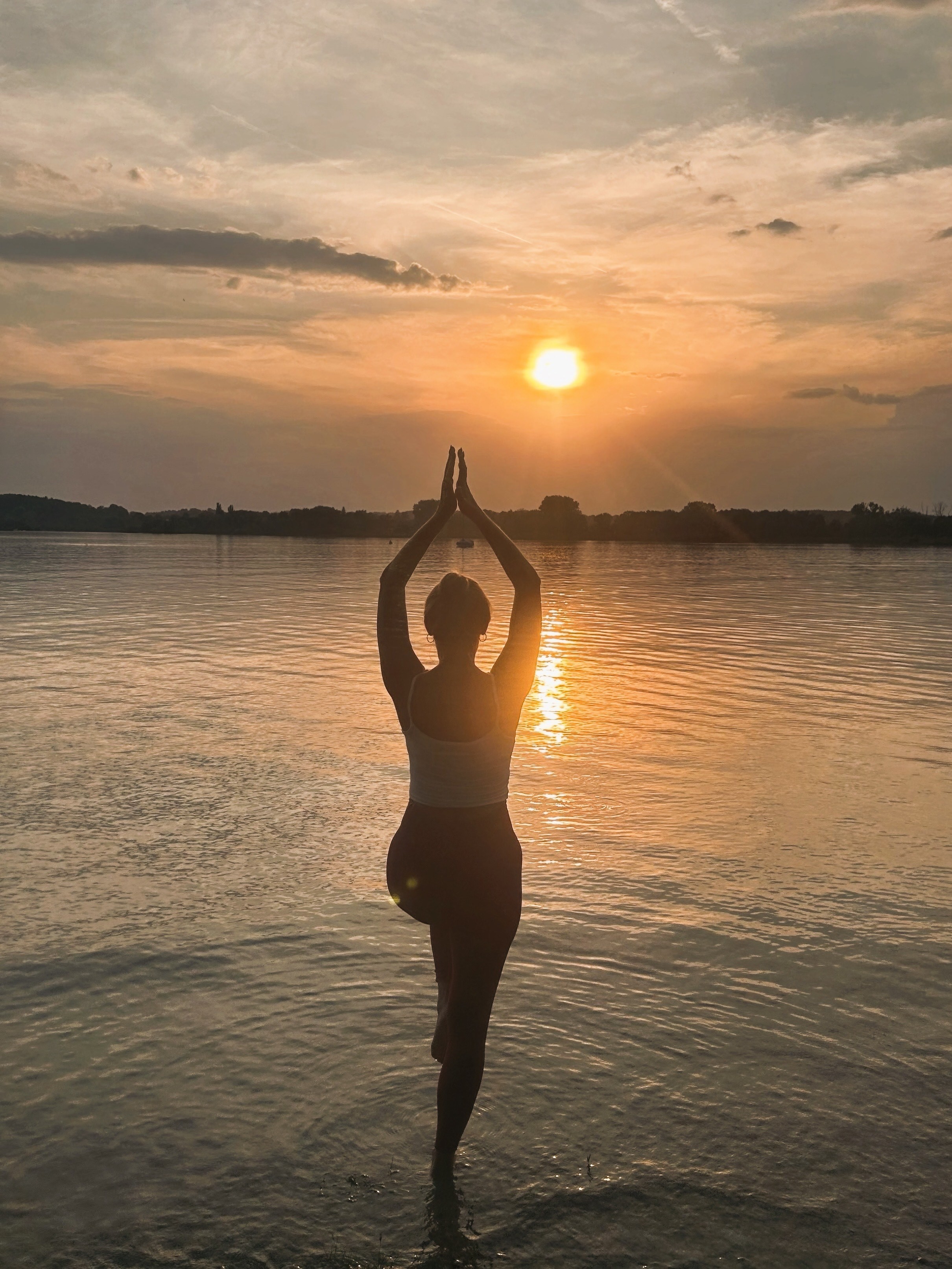 Pilates Sonnenuntergang
